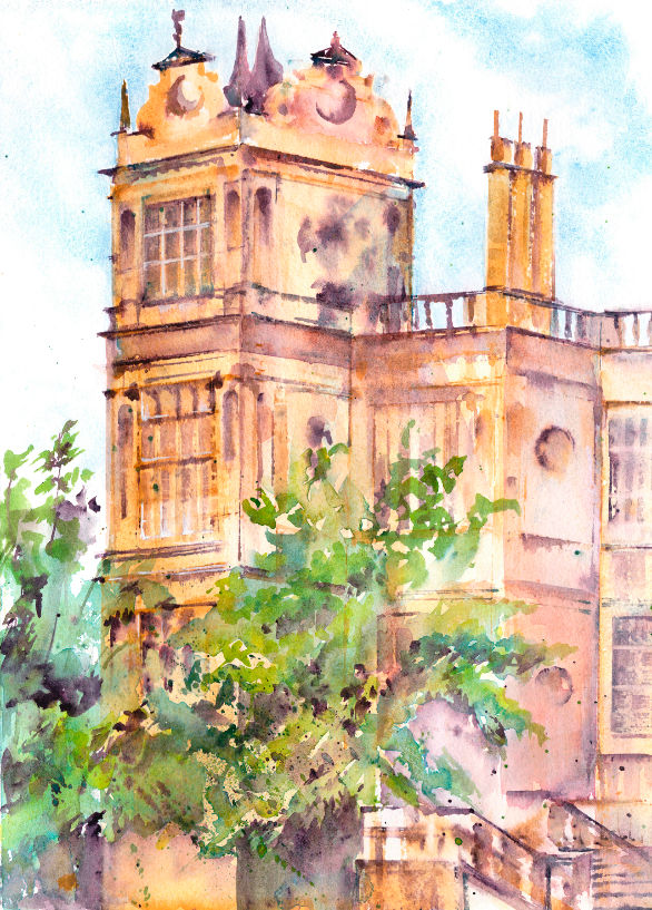 Wollaton Hall, Giclee print