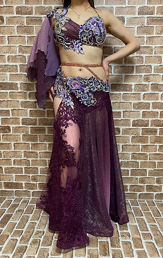 ベリーダンス衣装 ウクライナ製 Irina イリーナ ブルーグラデーション