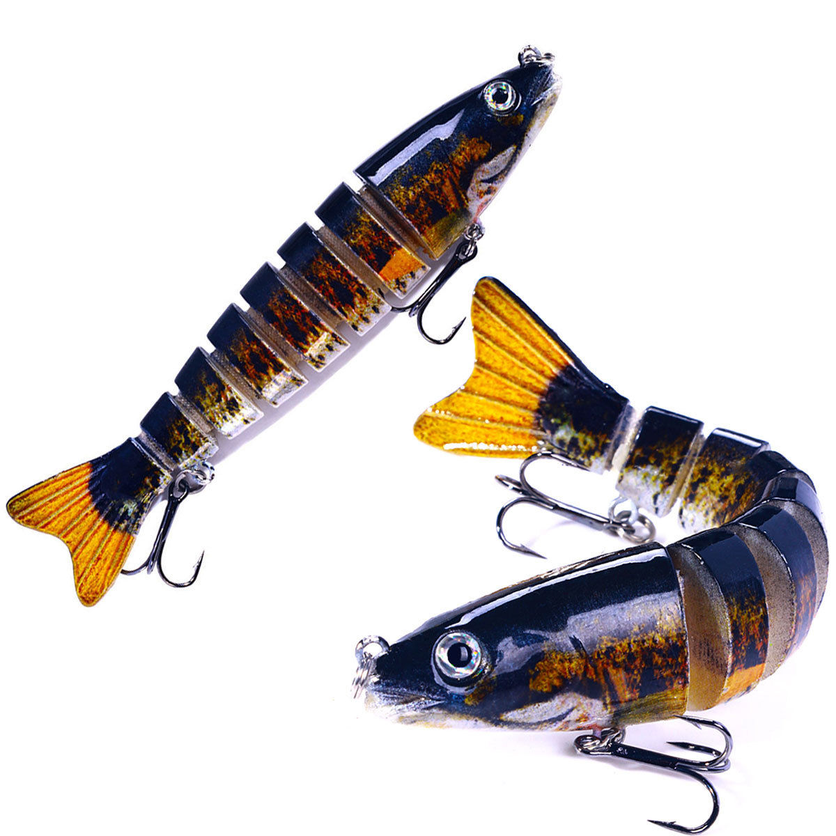 Multi-node Fish Simulation Hard Bait for Sea Fishing
