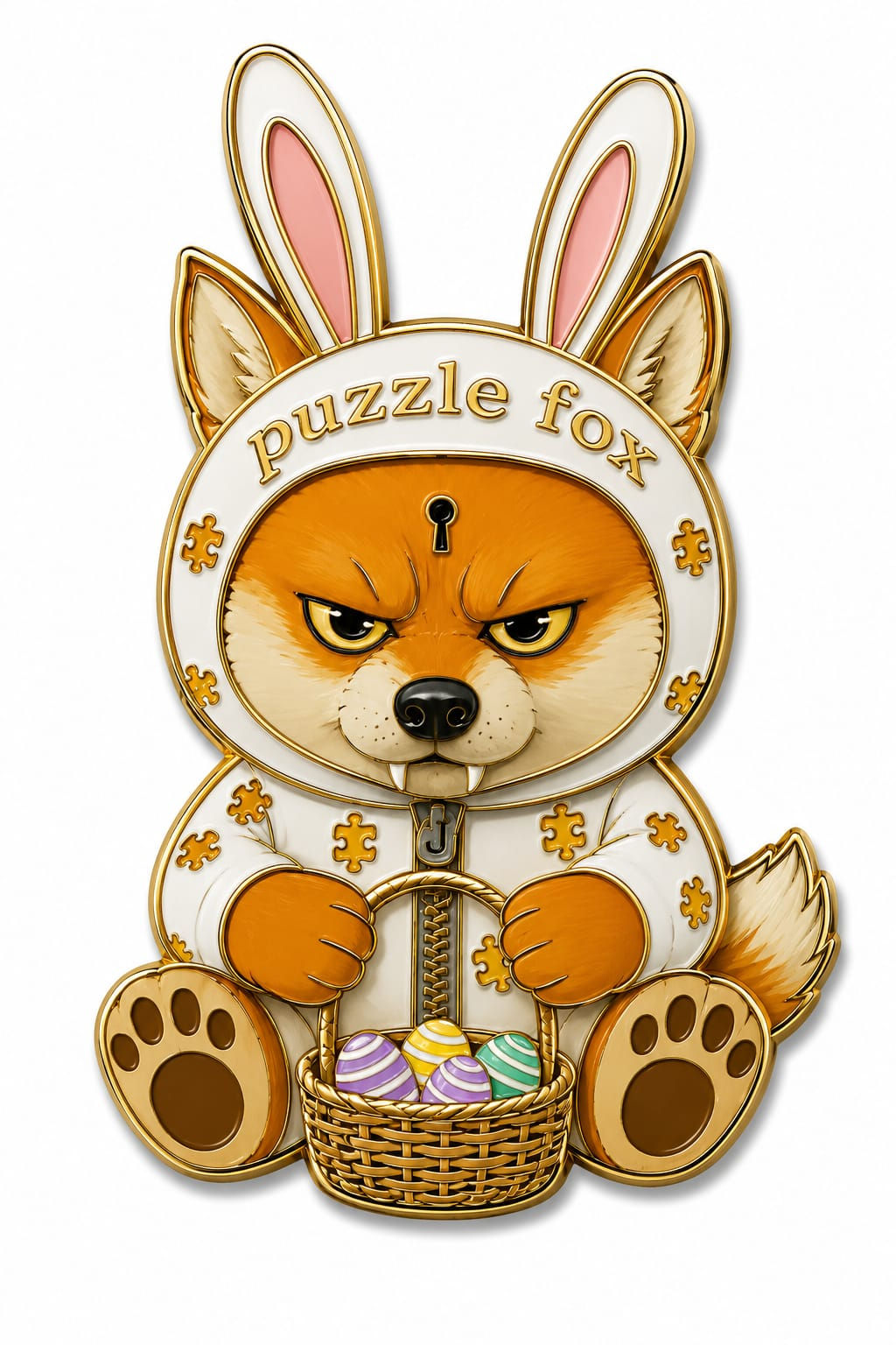 Enamel Pin - Cottontail 1