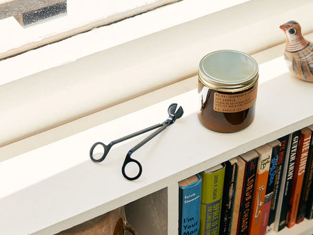 キャンドルのトリミング方法