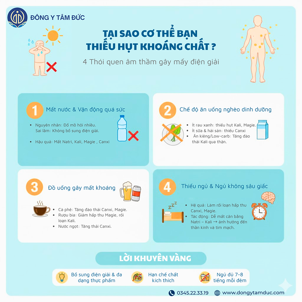 Ion điện giải - Sự phối hợp nhịp nhàng giúp cơ bắp hoạt động