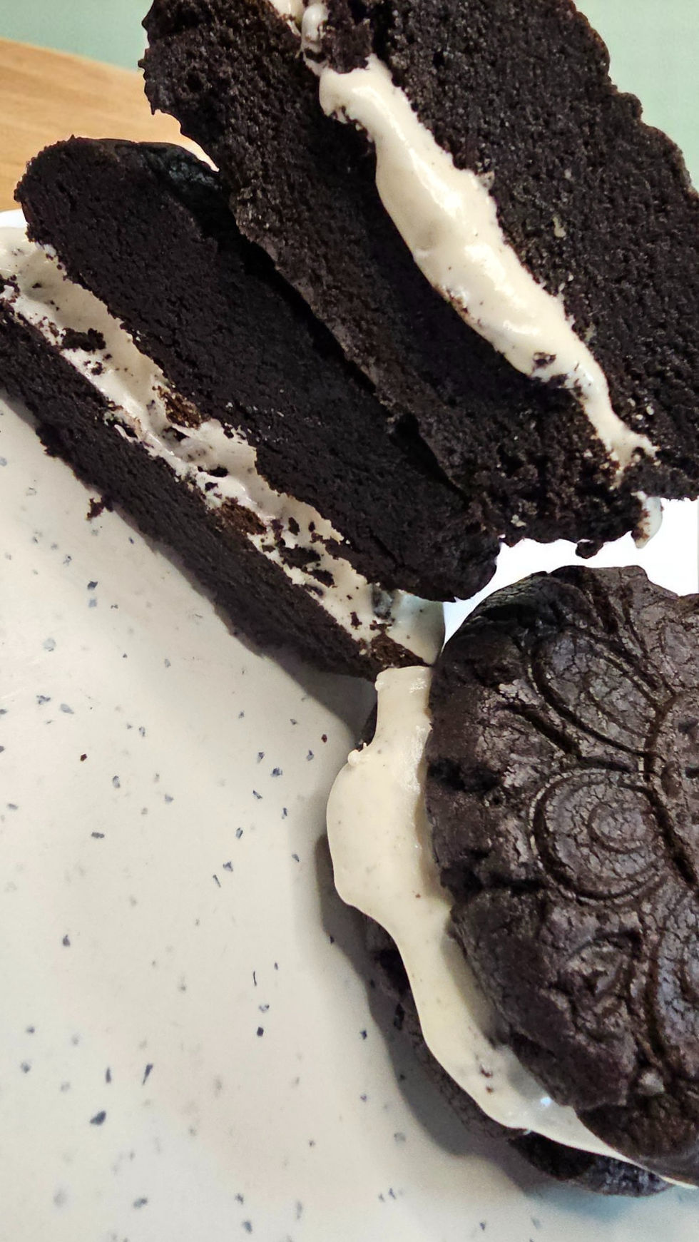 Thumbnail: Giant Chocolate Sandwich Cookie Recipe