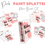 Thumbnail: Kitchen Binder - pink paint splatter