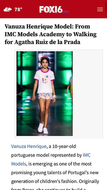 Vanuza Henrique em destaque na imprensa internacional após publicação em mais de 400 websites.
