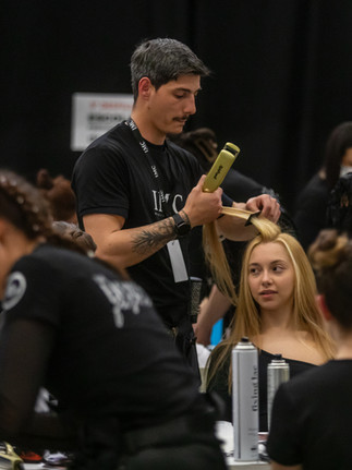 ACP on the backstages of The House of Fashion produced by IMC Models Agency