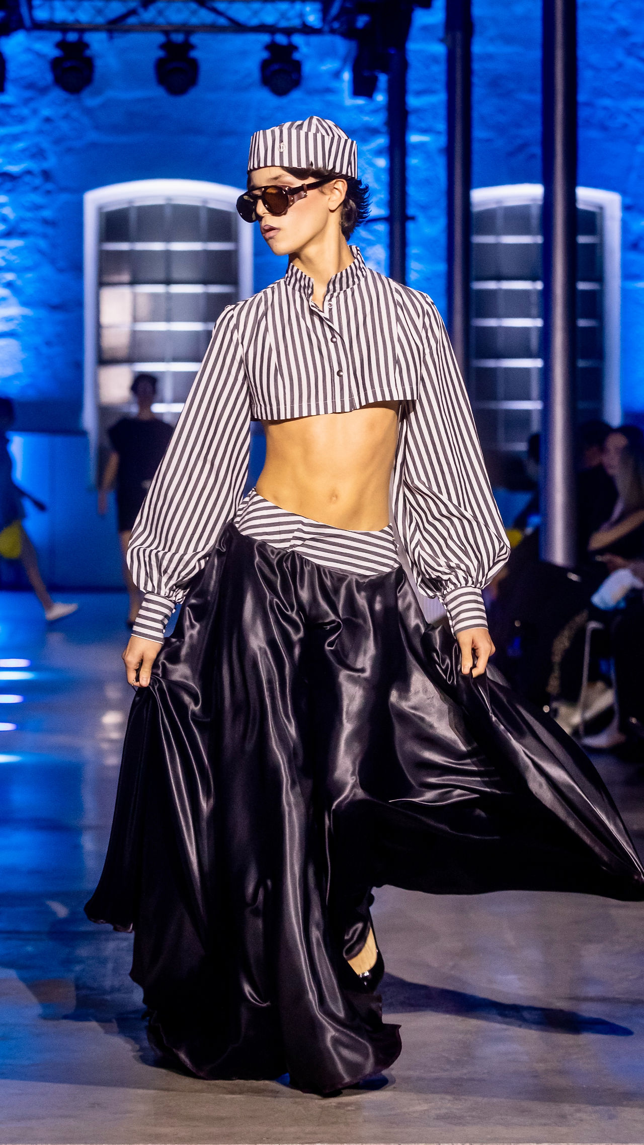 IMC MODEL: Pedro Falcão wearing Miguel Lezon on the runway