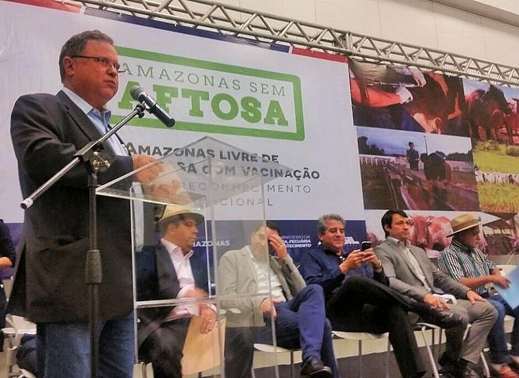 Ministro Blairo Maggi durante o Endesa 2017 (Mapa/Divulgação)