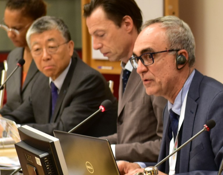 Guilherme Costa (à direita) preside reunião do Comitê Executivo (Codex/ Divulgação)