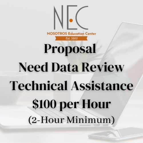 Proposal Need Data Review Technical Assistance