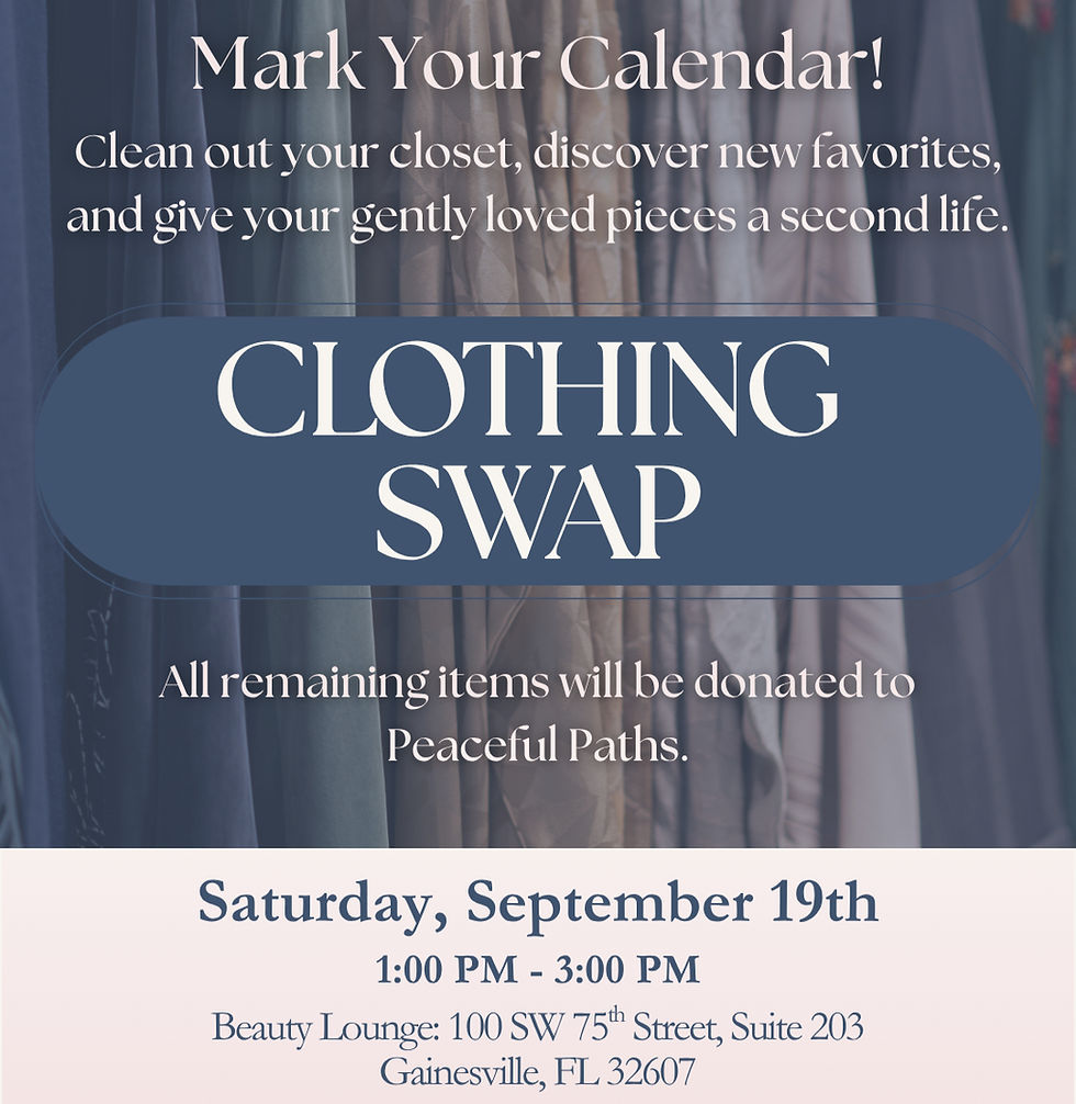 Annual Clothing Swap