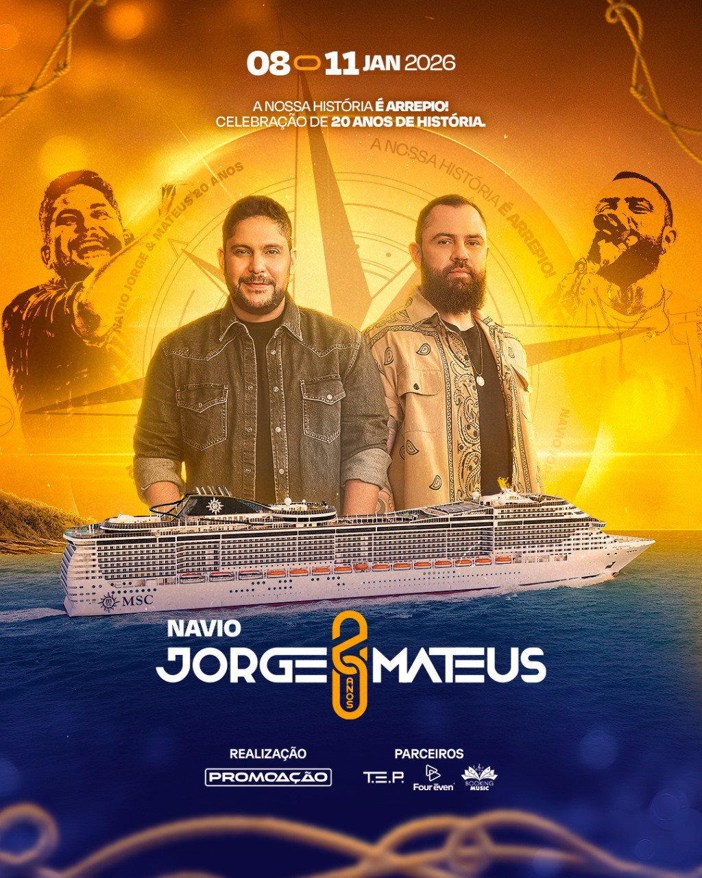Navio Jorge & Mateus Cruzeiro | 021 Turismo