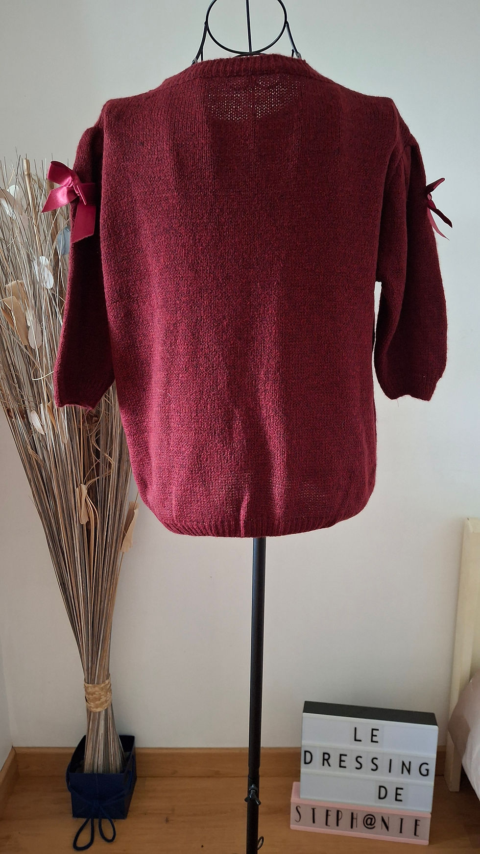 Miniature : Pull bordeaux 