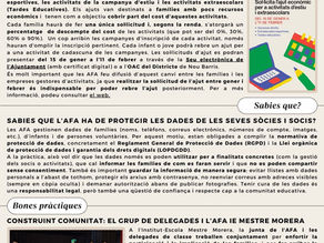 Butlletí 010, programa assessorament i suport AFA