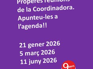 Properes reunions de la Coordinadora