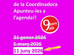 Propera reunió Coordinadora, 11/06/2026