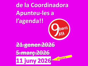 Propera reunió Coordinadora, 11/06/2026