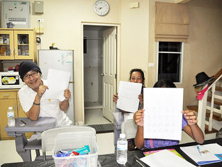 【the first day when Mis. Nanna began to teach foreigners Thai in her life.】
いま静かな感動に浸っている。
今晩はカンボジ