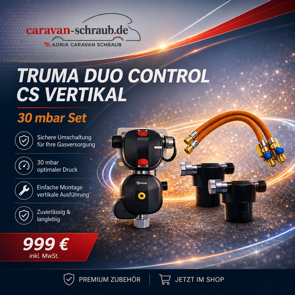 Truma Duo Control CS vertikal