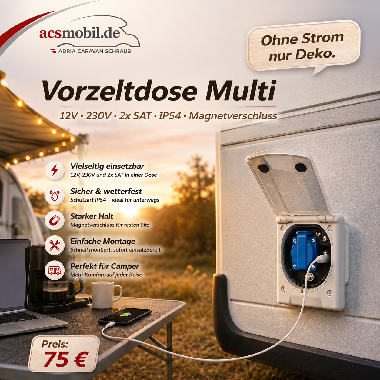 Fawo Vorzeltdose Multi