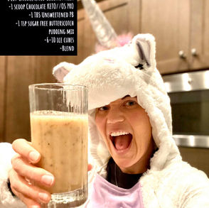 Butterfinger Keto Shake