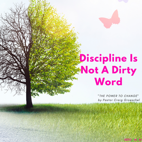 Discipline Is Not A Dirty Word (The Power To Change by Craig Groeschel)