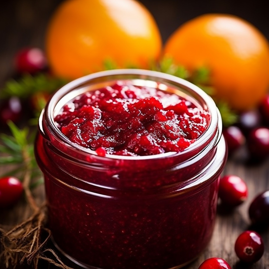 Keto Cranberry Orange Chia Seed Jam