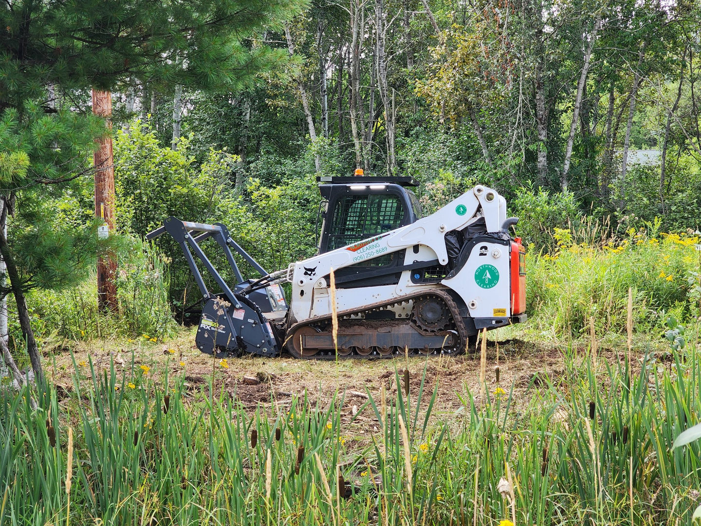 Skid steer mulcher