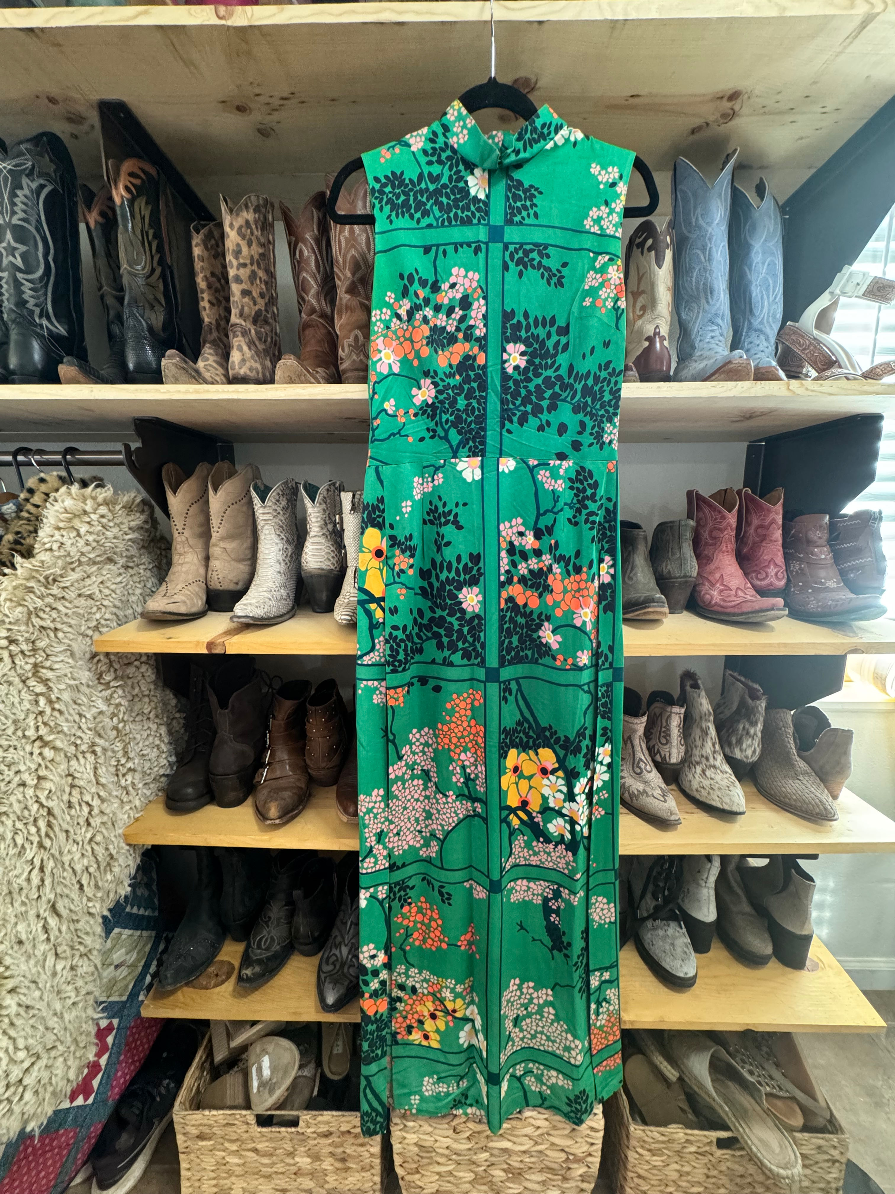 VINTAGE - Floral Maxi Dress