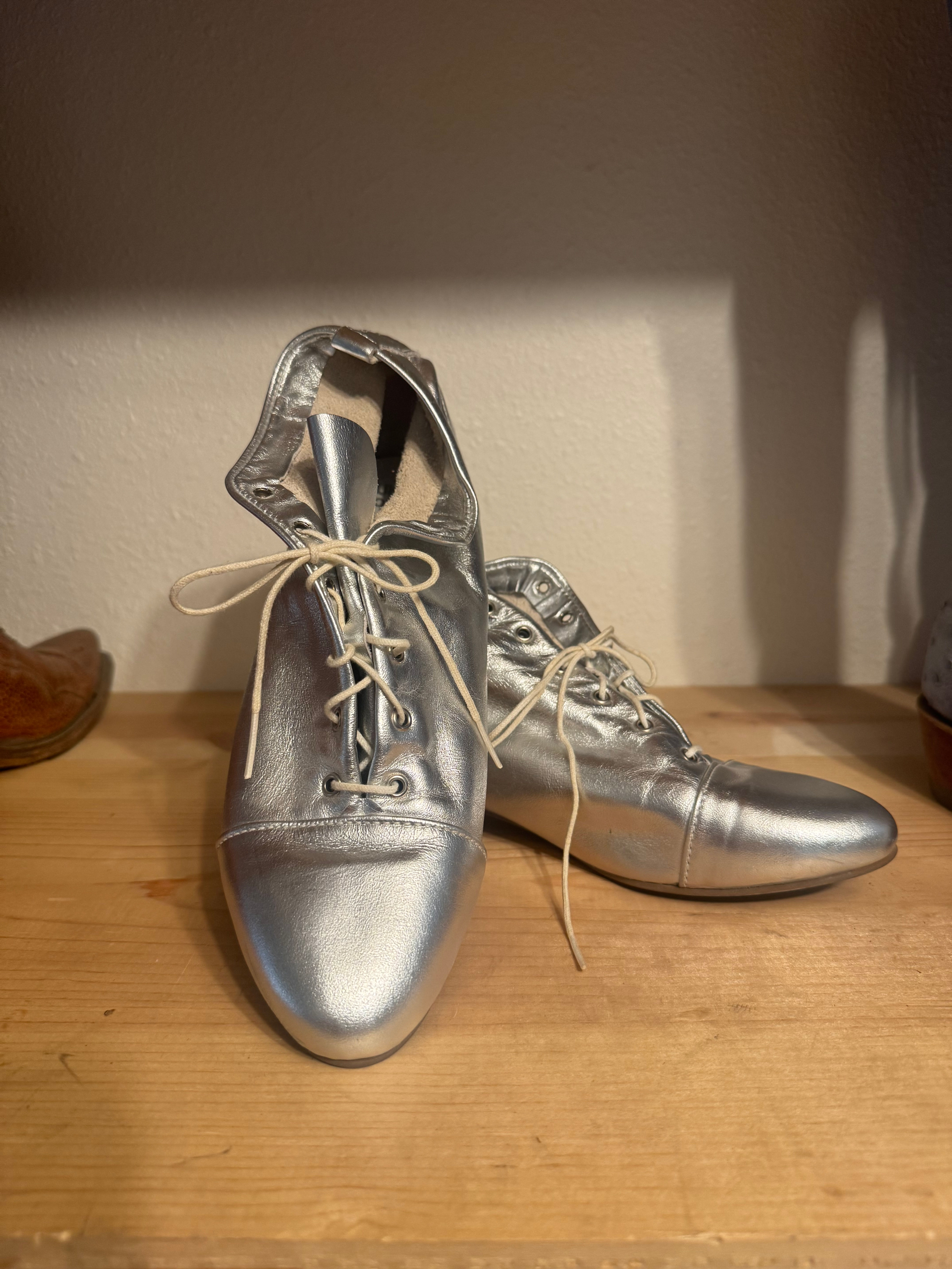 Vintage Silver Shoes