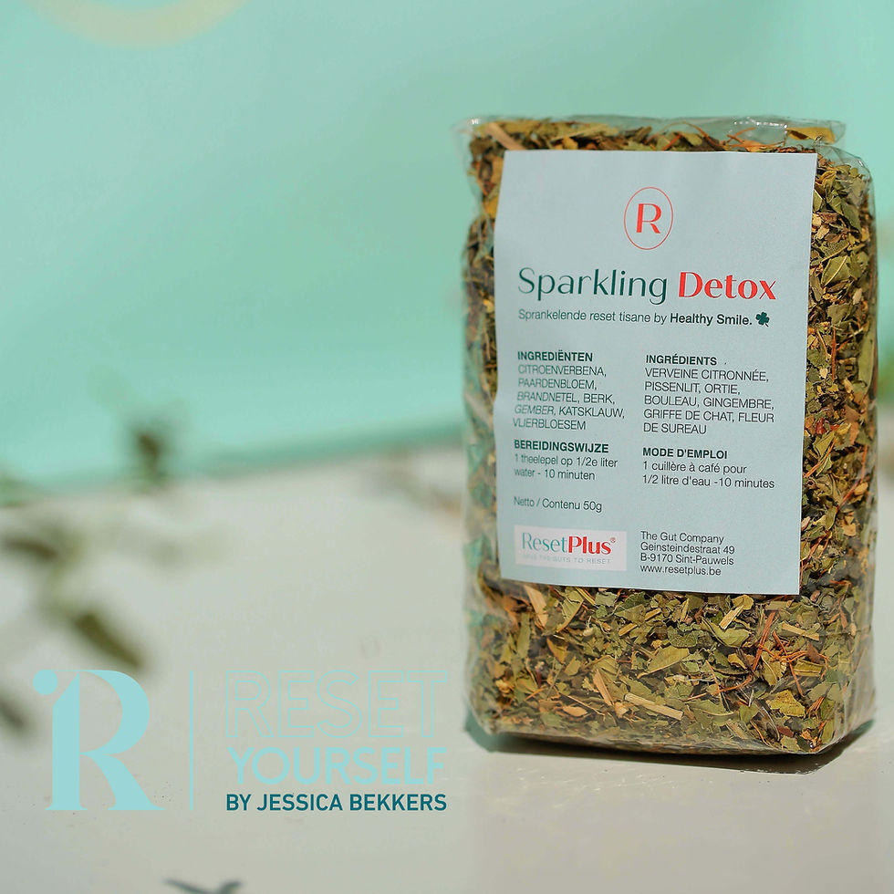 Verpakking Sparkling Detox kruidenthee