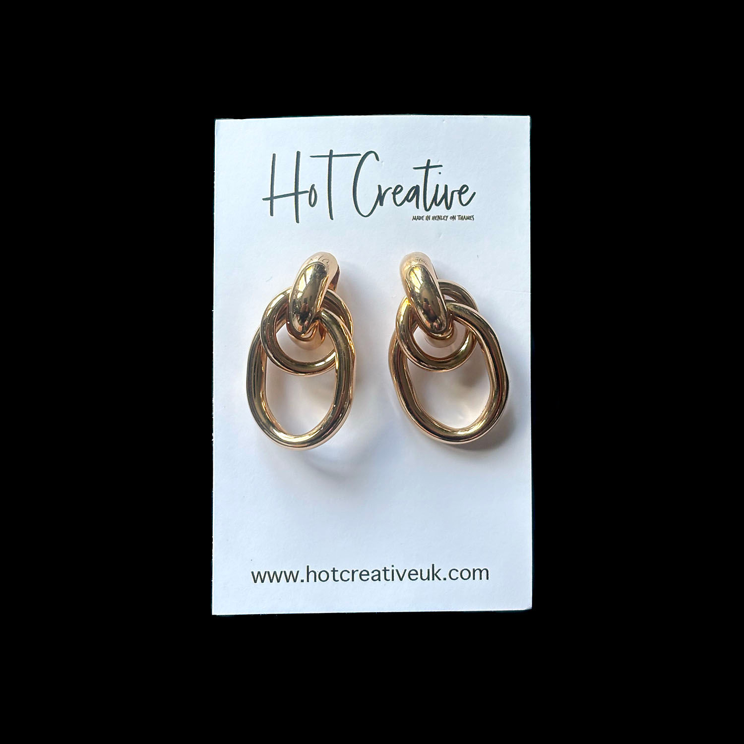 Gold Knot Earring