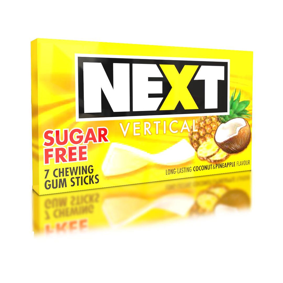 Thumbnail: Next Vertical Sugar Free 7 Sticks Chewing Bubble Gum