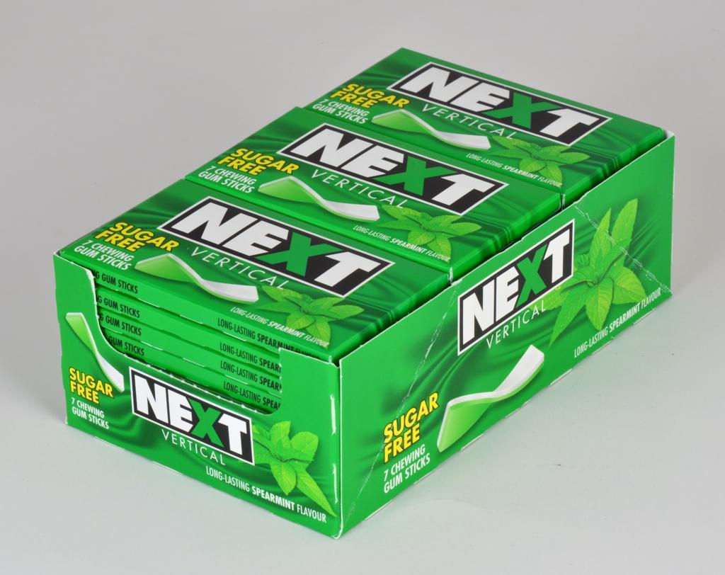 Next Vertical Sugar Free 7 Sticks Chewing Bubble Gum