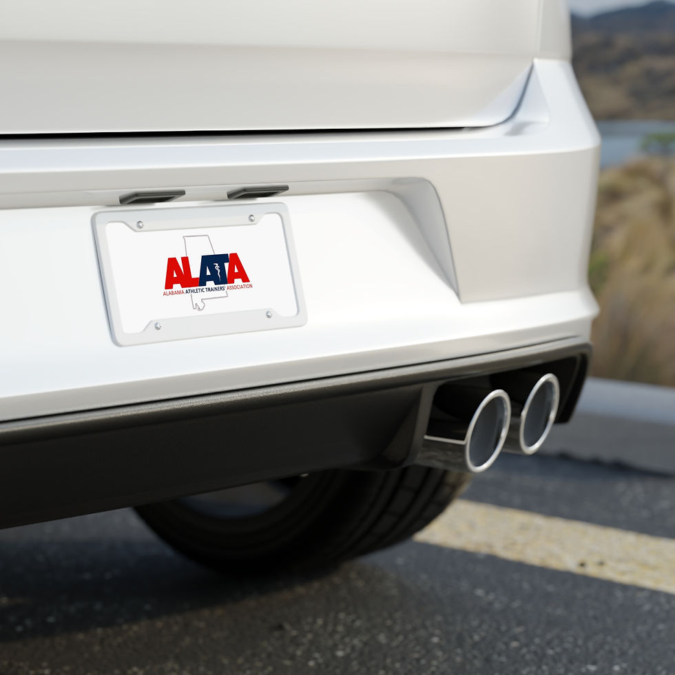 Thumbnail: Personalized License Plate, Custom Car Decor, ALATA Sign
