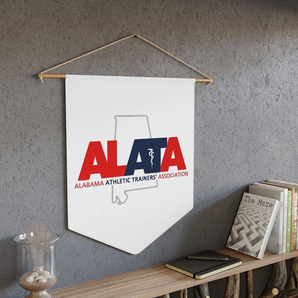 Thumbnail: Alabama Athletic Trainers' Association Pennant | Sports Decor