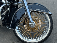 twisted gold spoke rims 