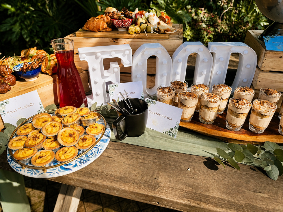Bloom Bride food 2