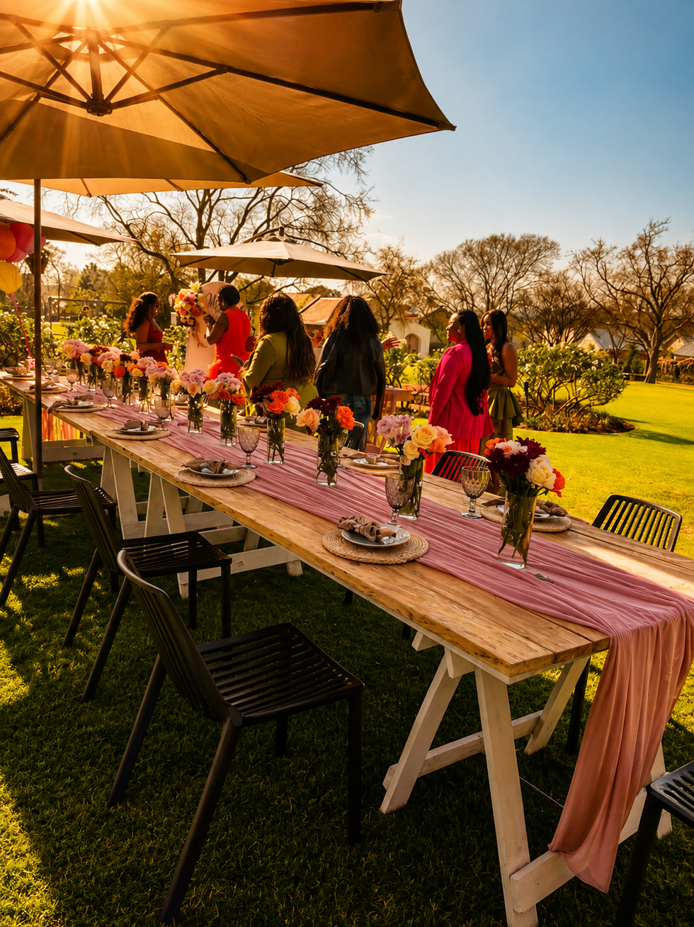 Golden-Hour Garden Celebration