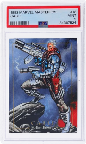 1992 Marvel Masterpieces Cable Trading Card | Felix Hobby Shop Inc.