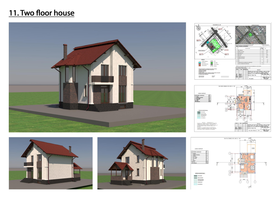 Thumbnail: Casa #005. Casa tip Parter+Mansarda (P+M)
