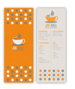 JOE-BALL Coffee Menu