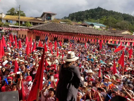 XIOMARA CASTRO EN LEMPIRA: Como Presidenta desde Lempira vamos a comenzar la lucha contra la pobreza