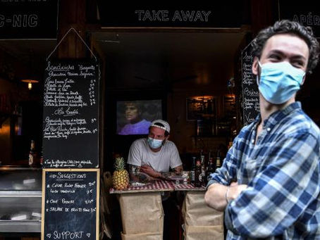 Tribunales anulan el uso obligatorio de mascarillas en la calle en Francia