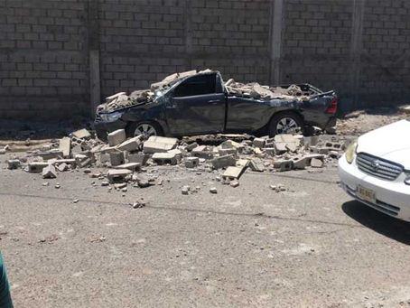 Fallece mujer en estado de embarazo al caerle un muro