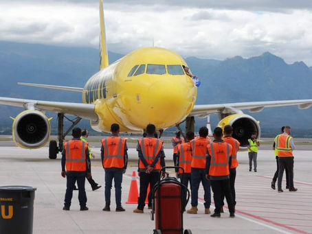 Spirit realizó el primer vuelo comercial hacia aeropuerto de Palmerola