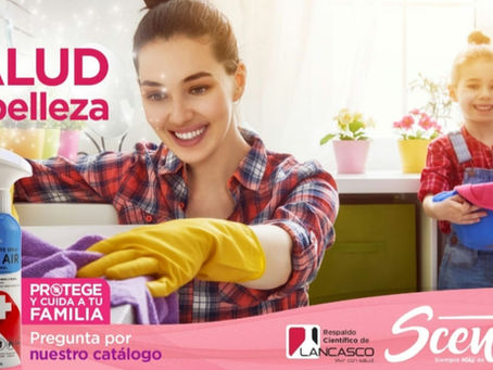 Scentia una línea completa de productos para desinfectar tu hogar y oficina