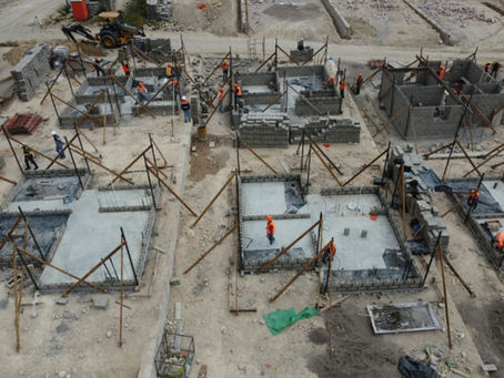 AVANZA LA CONSTRUCCIÓN DE VIVIENDAS EN REASENTAMIENTO HUMANO