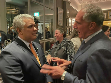 Alcalde Asfura y presidente de Colombia se comprometen a trabajar juntos contra el cambio climático