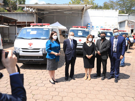 Hospitales hondureños recibirán ambulancias donadas por Japón